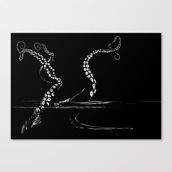 -//-octopus interference -//- Canvas Print