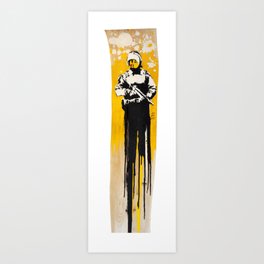 Banksy's tribute Art Print