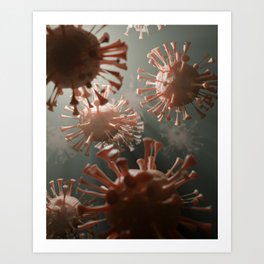 Virus Art Print