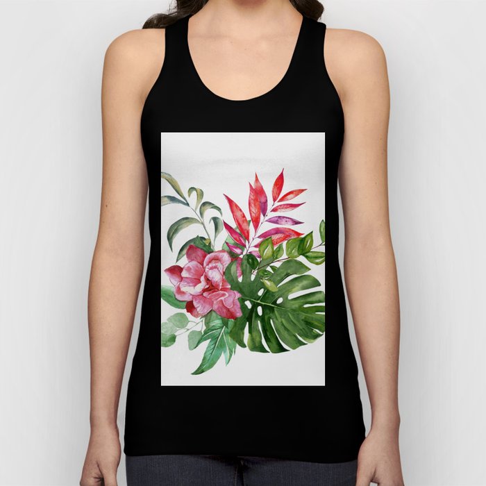 Flower and Leaves 1 Tank Top