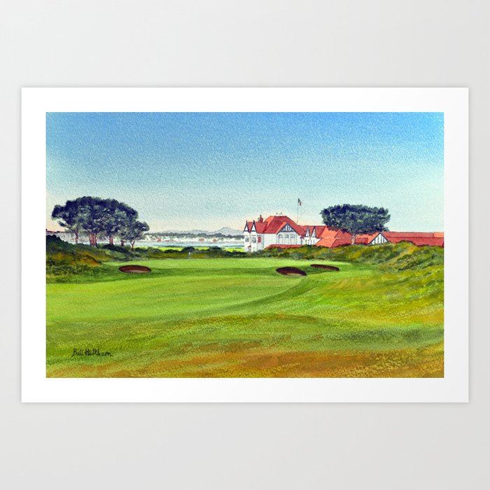 Portmarnock Golf Course County Dublin Ireland Hole 18 Art Print