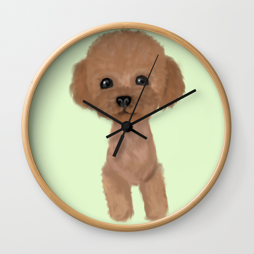 Poodle Hair Cut Wall Clock By Ultimawiz Society6