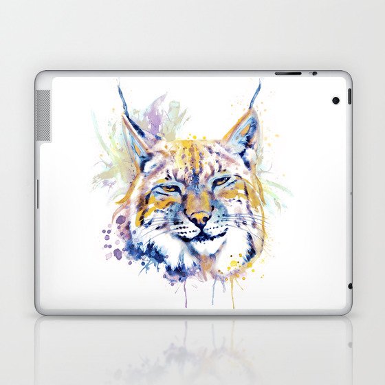Bobcat Head Laptop & iPad Skin