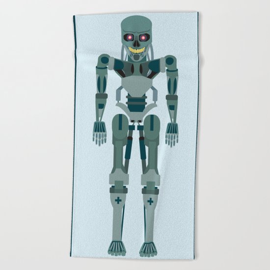 Terminator Vector Beach Towel