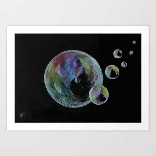 CRAYON LOVE - Soap Bulbs Art Print