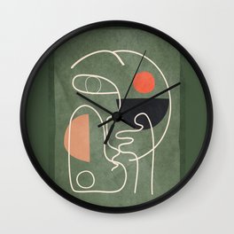 Floating Abstraction 30 Wall Clock