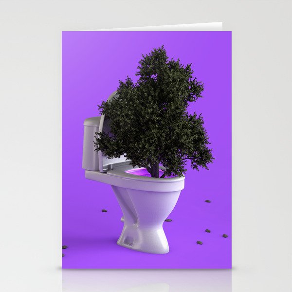 Toilet Bowl Stationery Cards
