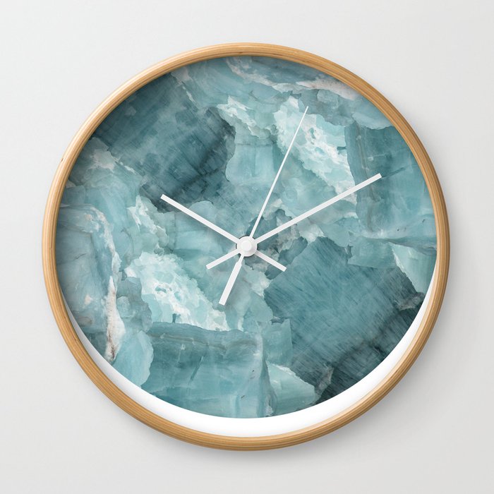 circle glace Wall Clock