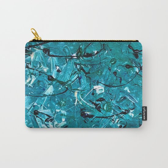 Green Chaos Carry-All Pouch