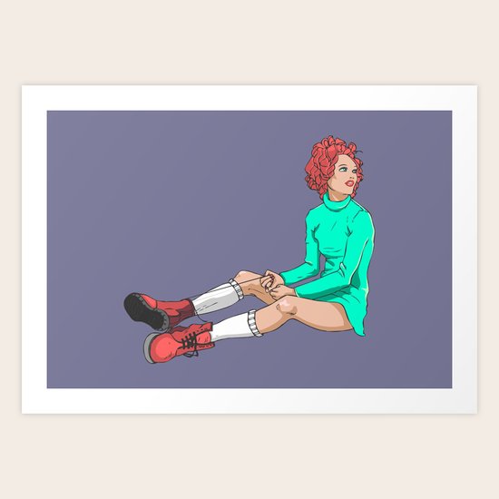 PastelGirl Art Print