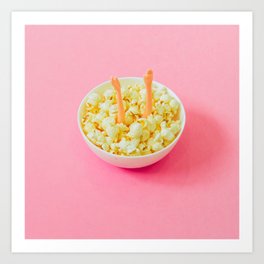 Popcorn Art Print