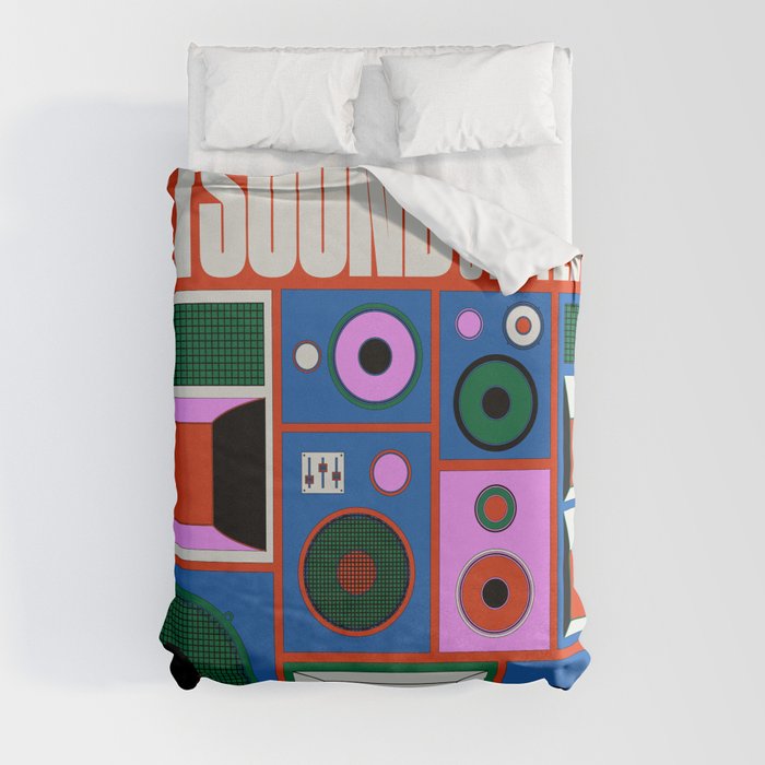 the only good system is the sound system Duvet Cover