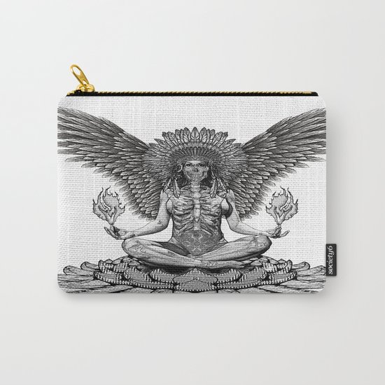 The angel start to pray... Carry-All Pouch