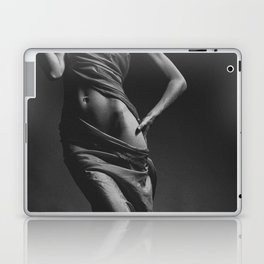 Figurative female form portrait black and white photograph / photography Laptop Skin