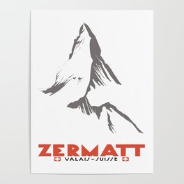 Zermatt, Valais, Switzerland  Poster