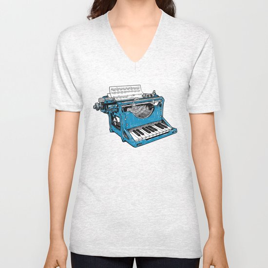 The Composition. Unisex V-Neck