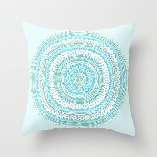 Dreamy Carousel Throw Pillow