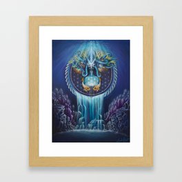 Agua es Vida Framed Art Print