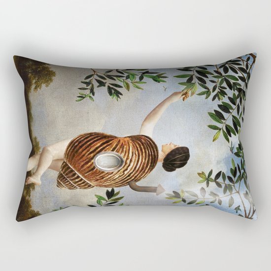 The Girl That Never Left Her Home Rectangular Pillow