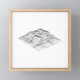 Dot Landscape Framed Mini Art Print