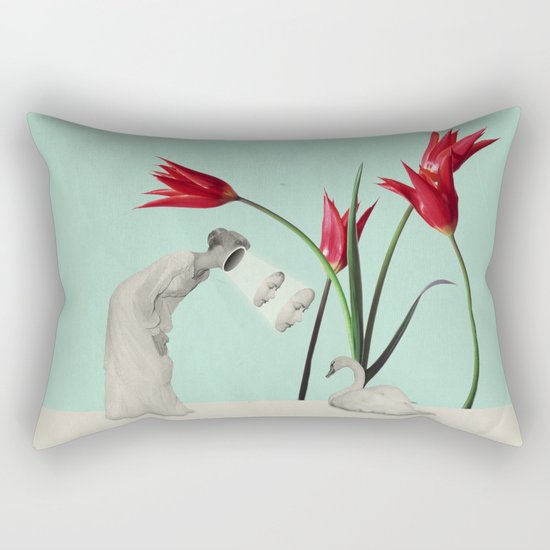 clamorous wings Rectangular Pillow