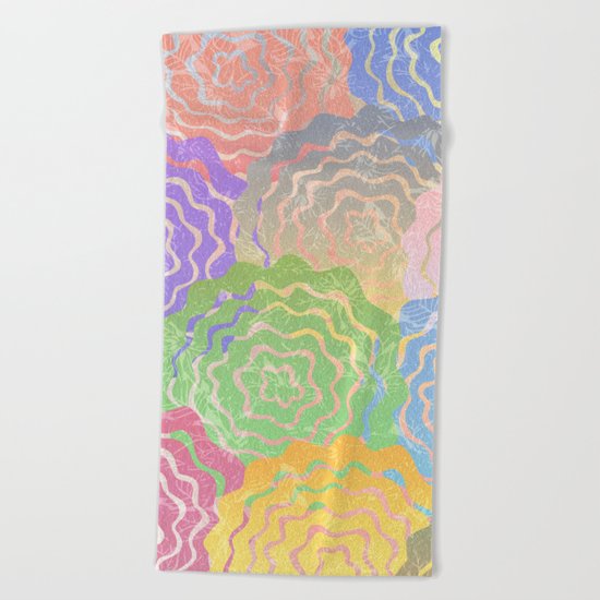 Summer Pattern #7 Beach Towel