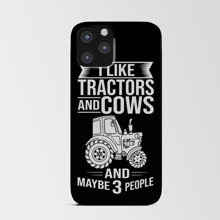 Tractor Farmer Driver Kids Seat iPhone Card Case