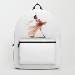 Original Expressive Dance Drawing Backpack