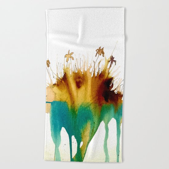 Coffee Island Beach Towel