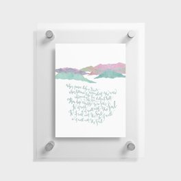 It Is Well With My Soul-Hymn / v.2 Floating Acrylic Print