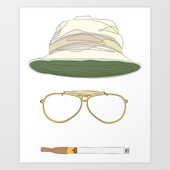 Movie Icons: Fear and Loathing in Las Vegas Art Print
