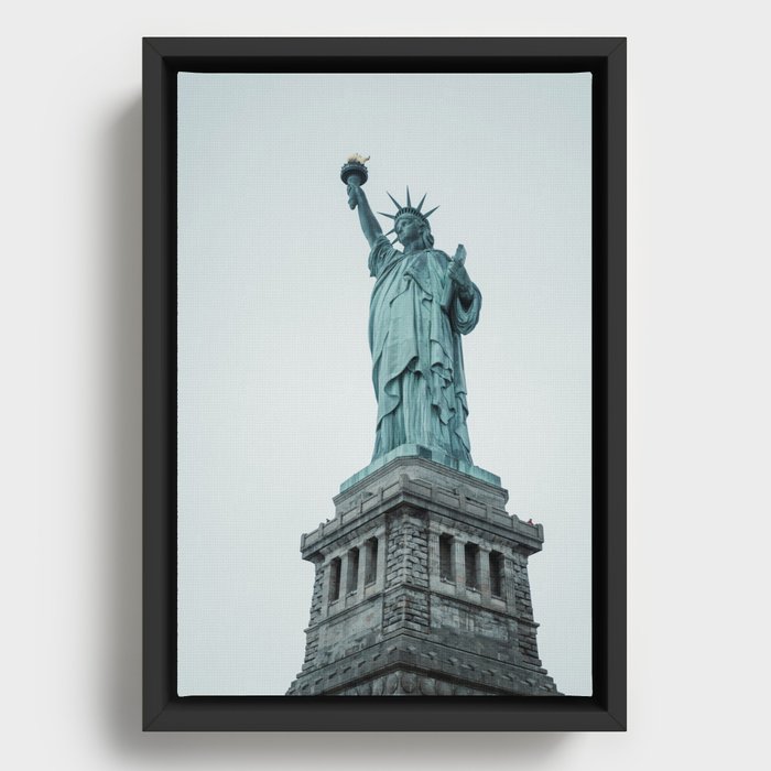 Statue of Liberty Framed Canvas