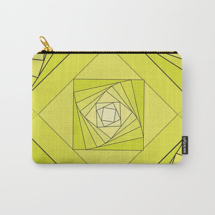 green rombus 1 abstraction Carry-All Pouch