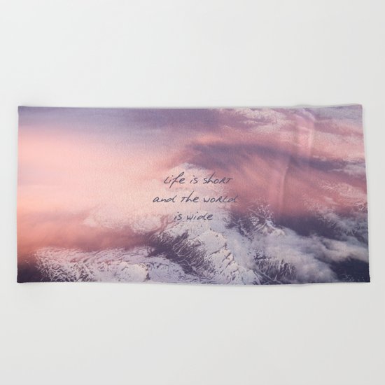 World is wide Beach Towel