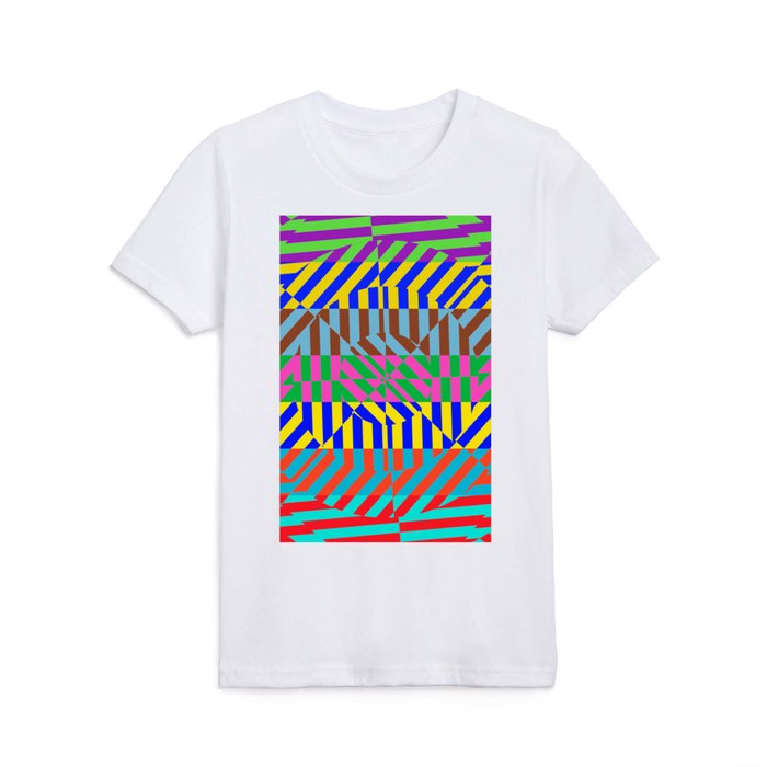Best Abstract Art (80s Neon Colors) Kids T Shirt