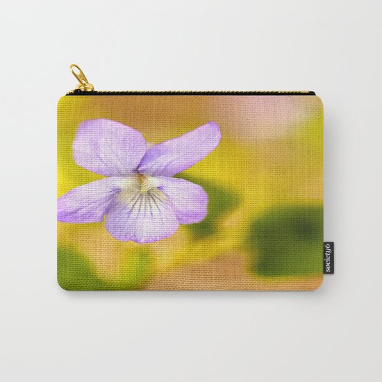 Wild Pansy Carry-All Pouch