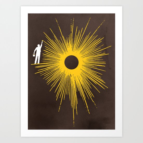 Beaming Art Print