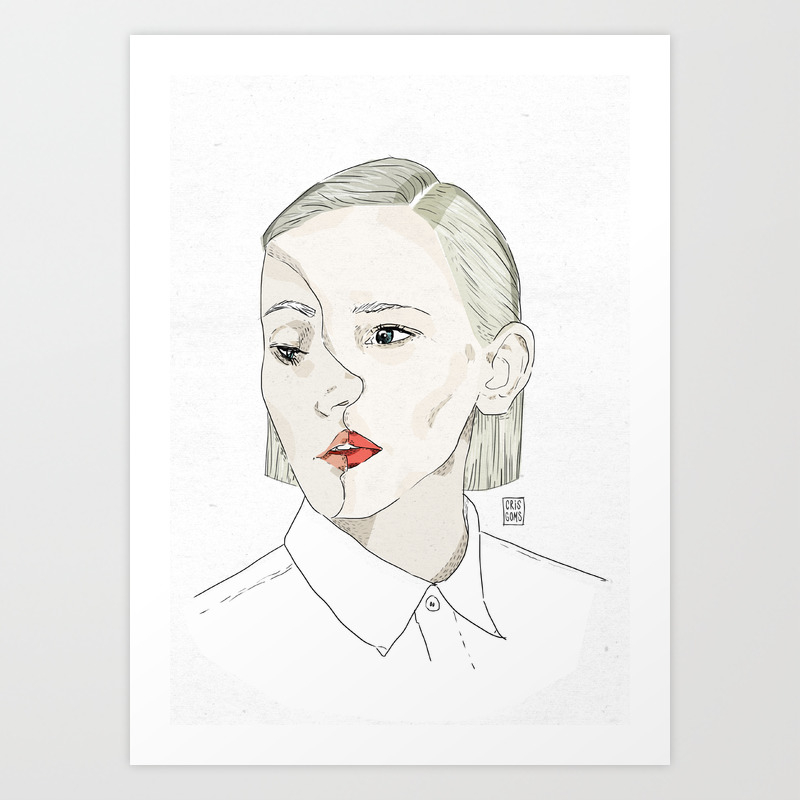 Two Faces Art Print By Crisgoms Society6 Two Faces Art Print By Crisgoms Society6