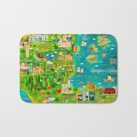 Imagine Nation Bath Mat