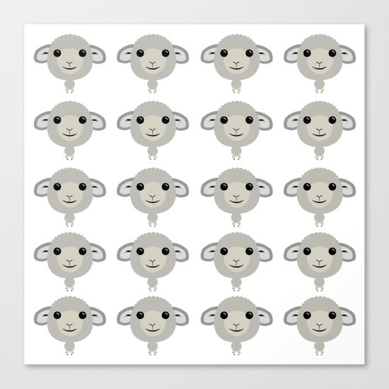 Classic Sheep Canvas Print