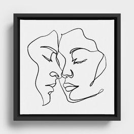 The Couple Framed Canvas