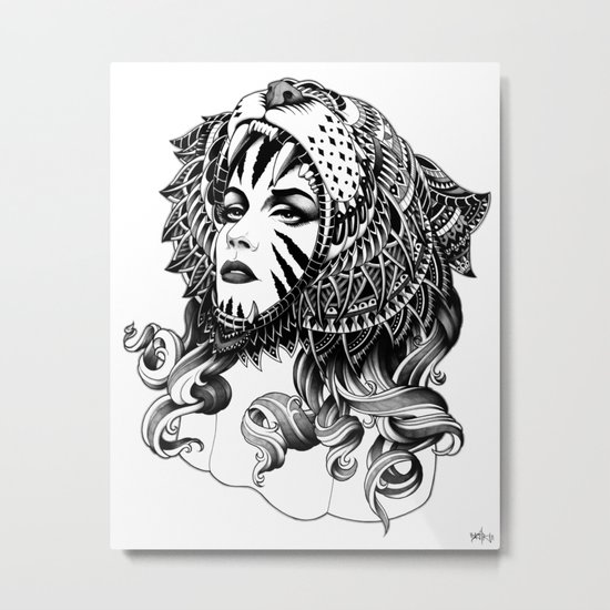 Tigress Metal Print
