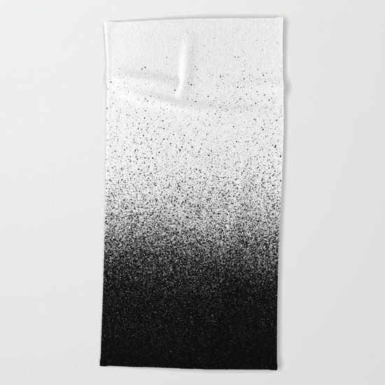 DUST / black Beach Towel