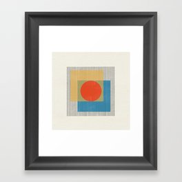 Midcentury Modern Object 03 Framed Art Print