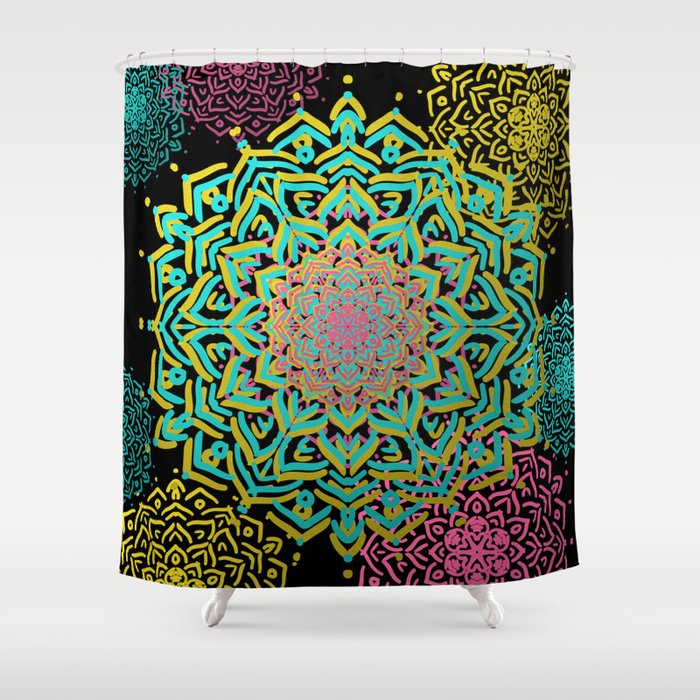 Boho Medallions Shower Curtain