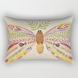 winged moth Rectangular Pillow
