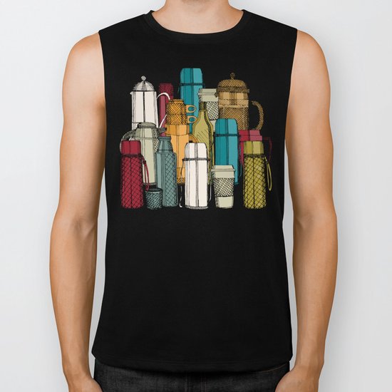 coffee time Biker Tank