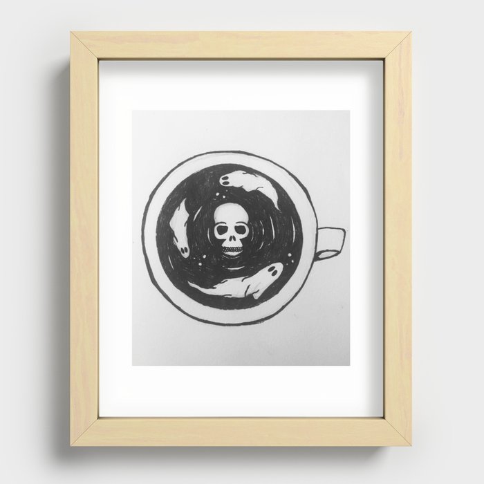 Hot + Haunted Recessed Framed Print