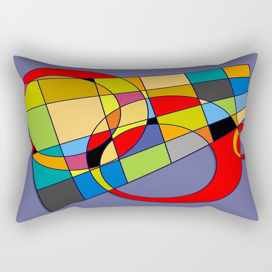 Abstract #52 Rectangular Pillow