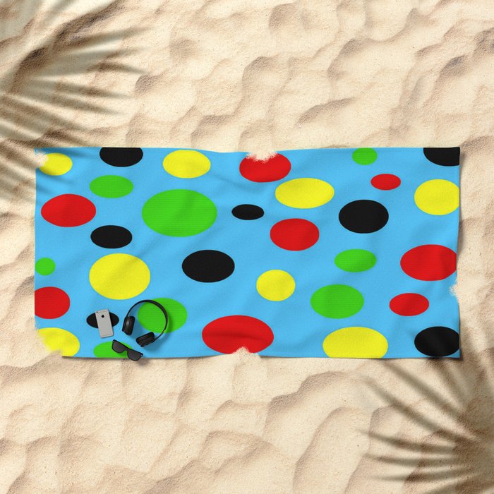 circle beach towel